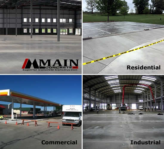 Residential-Commercial-Industrial-Agricultural Concrete Flatwork